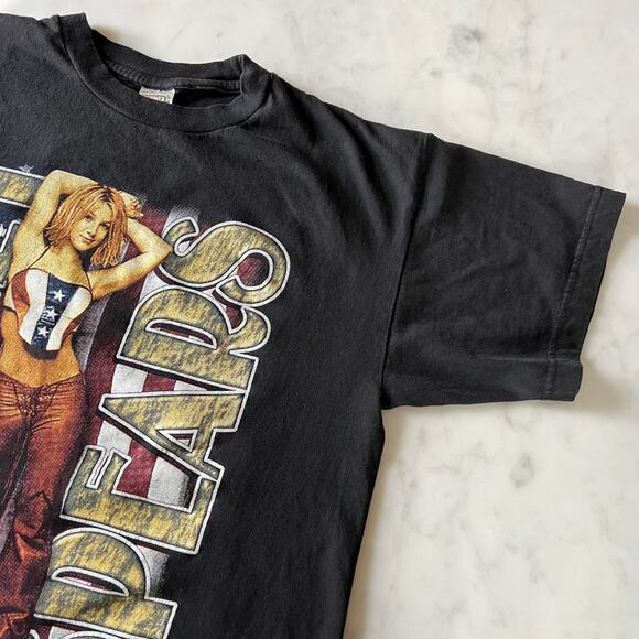 Vintage Y2K 2000s Britney Spears Oops I Did It Again Tour Two Sided Rap T Shirt - Picture 3 of 11